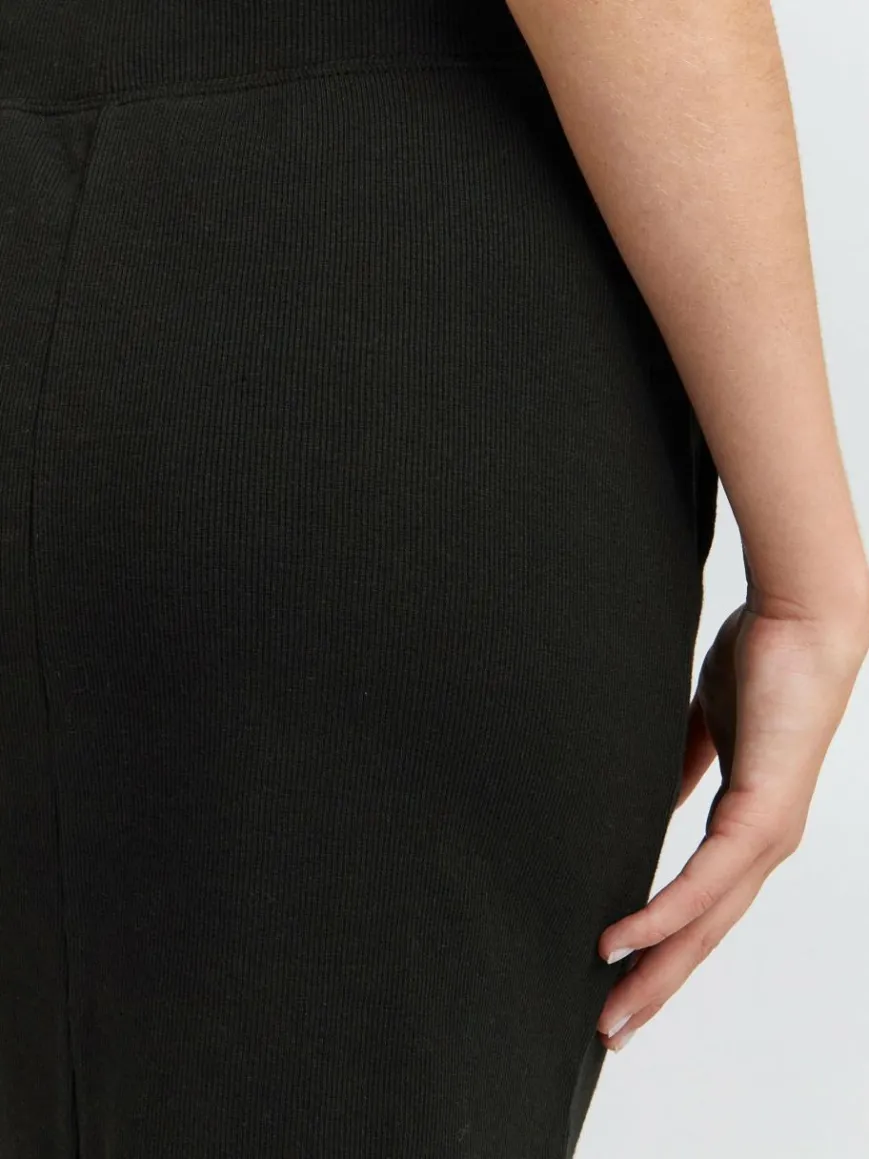 OXMO Röcke*Damen A-Linien-Rock - OXLou schwarz uni