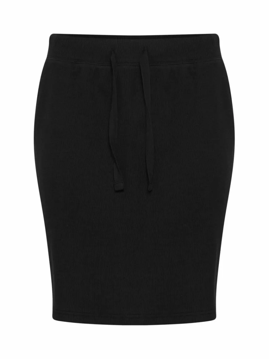 OXMO Röcke*Damen A-Linien-Rock - OXLou schwarz uni