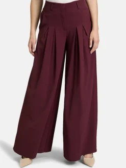 Vera Mont Hosen*Damen Anzughose bordeaux uni