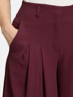 Vera Mont Hosen*Damen Anzughose bordeaux uni