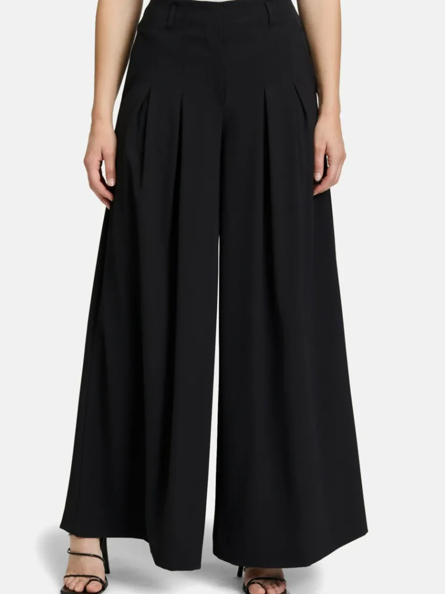 Vera Mont Hosen*Damen Anzughose schwarz uni