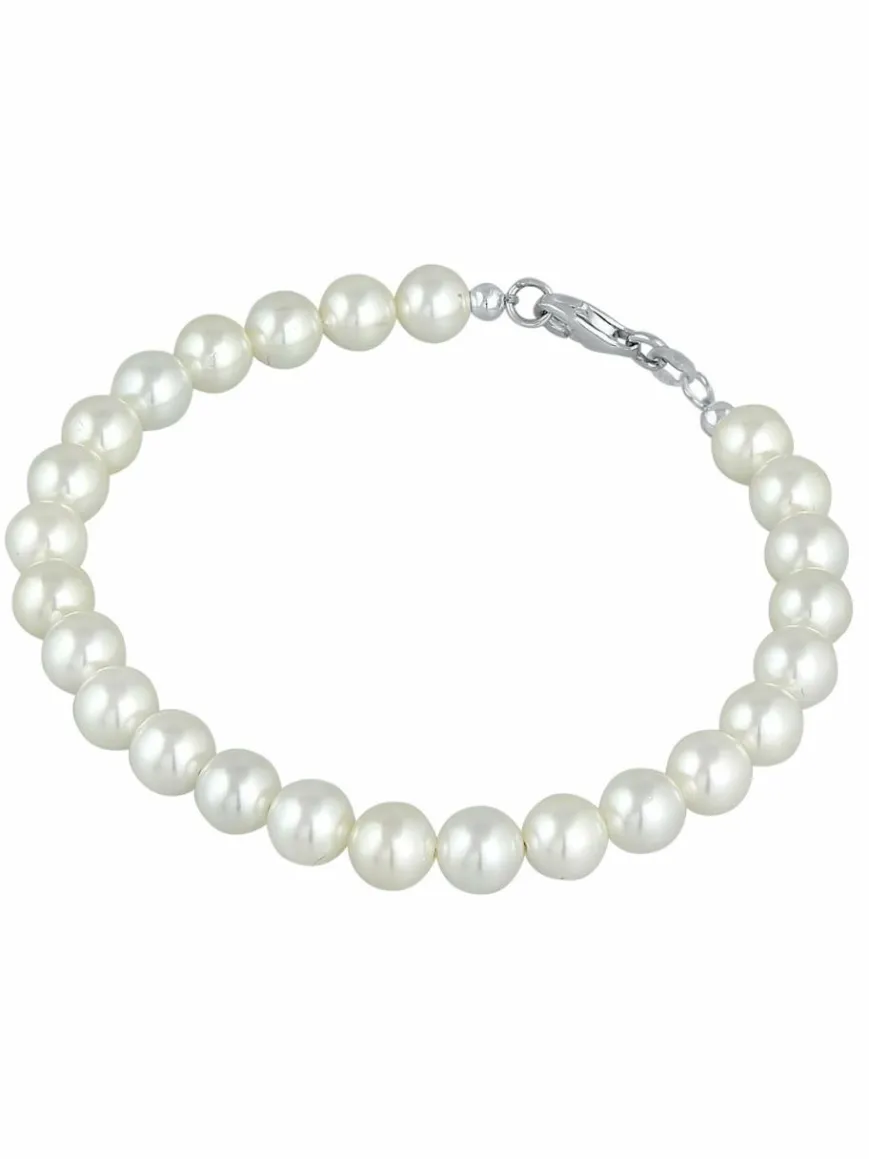 Elli Schmuck*Damen Armband weiß uni