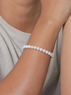 Elli Schmuck*Damen Armband weiß uni