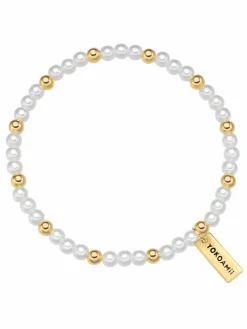 Yokoamii Schmuck*Damen Armband weiß uni