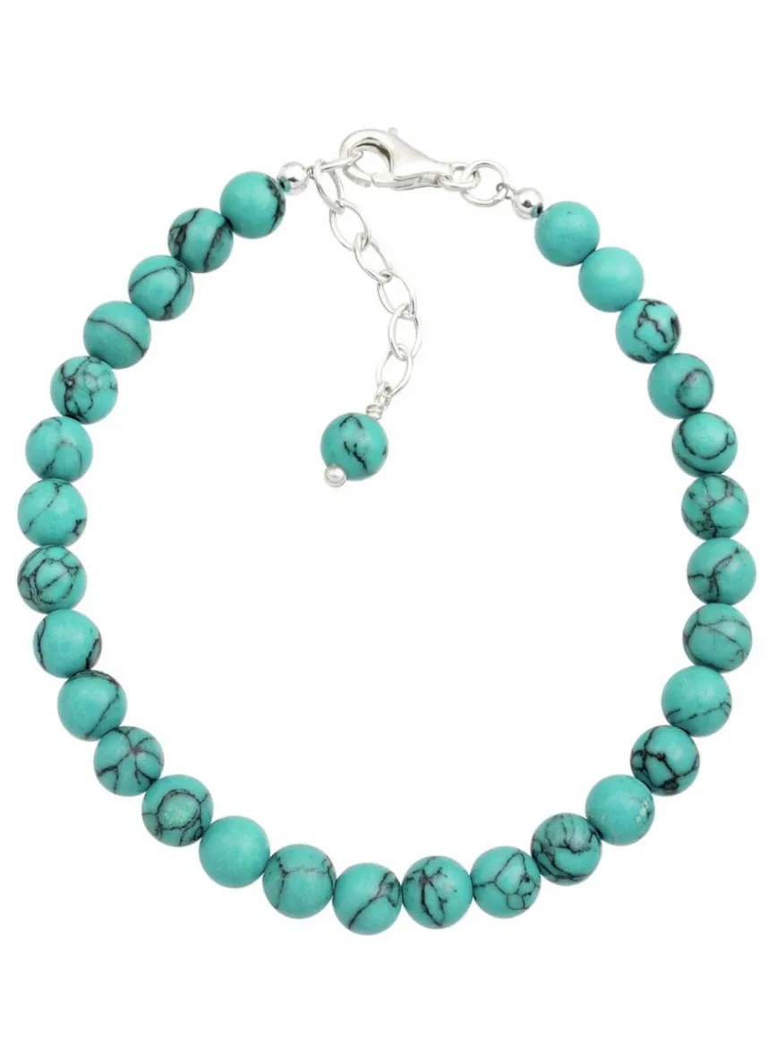 Elli Schmuck*Damen Armband türkis uni