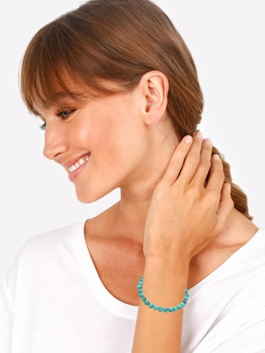 Elli Schmuck*Damen Armband türkis uni