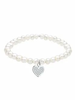 Elli Schmuck*Damen Armband weiß uni