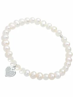 Elli Schmuck*Damen Armband weiß uni