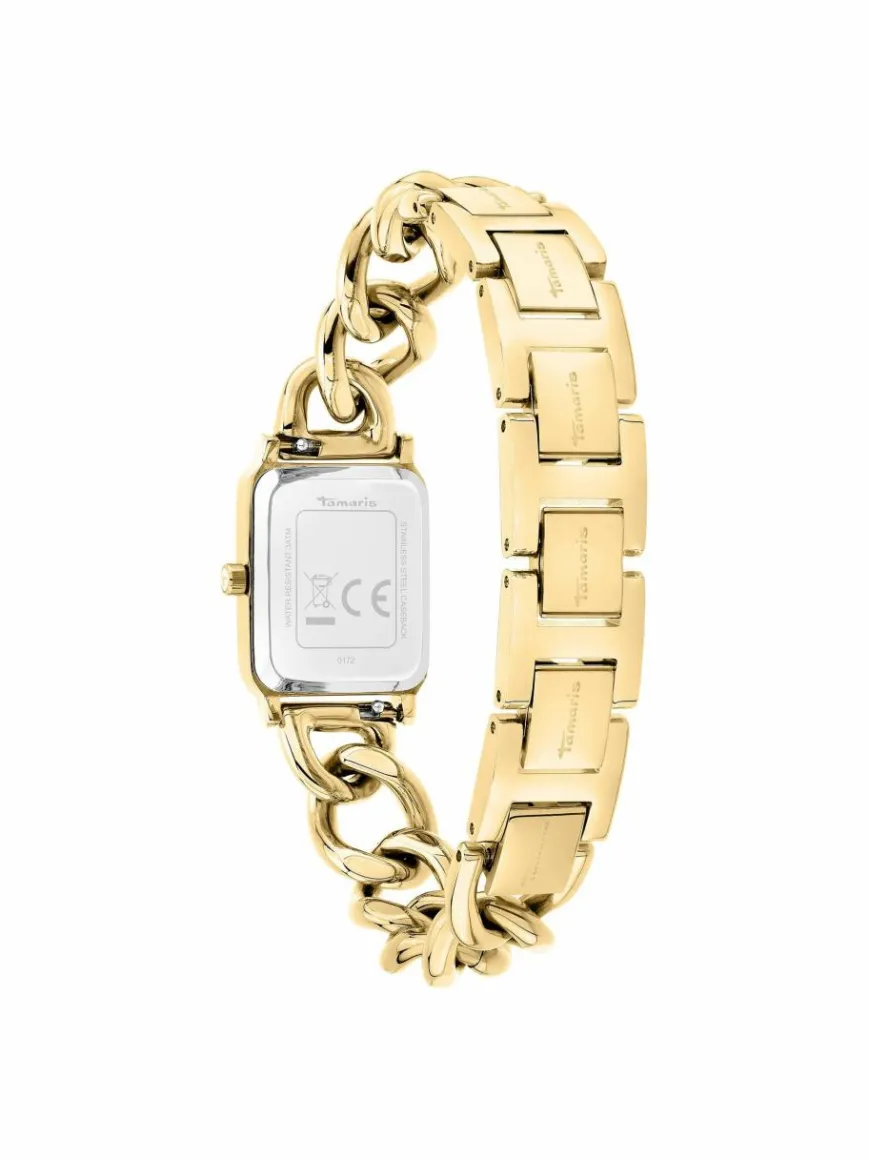 Tamaris Uhren*Damen Armbanduhr gold uni