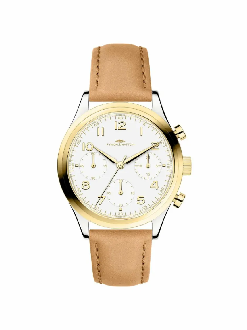 Fynch-Hatton Uhren*Damen Armbanduhr braun uni