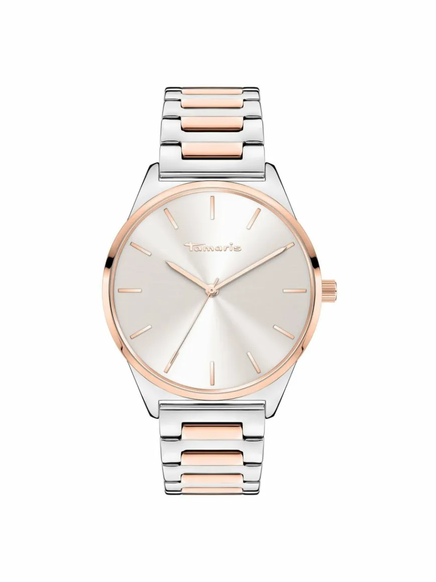 Tamaris Uhren*Damen Armbanduhr roségold silber uni