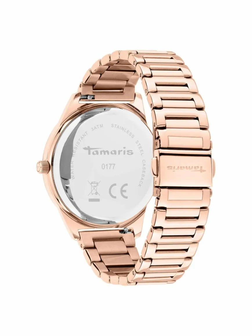 Tamaris Uhren*Damen Armbanduhr roségold uni