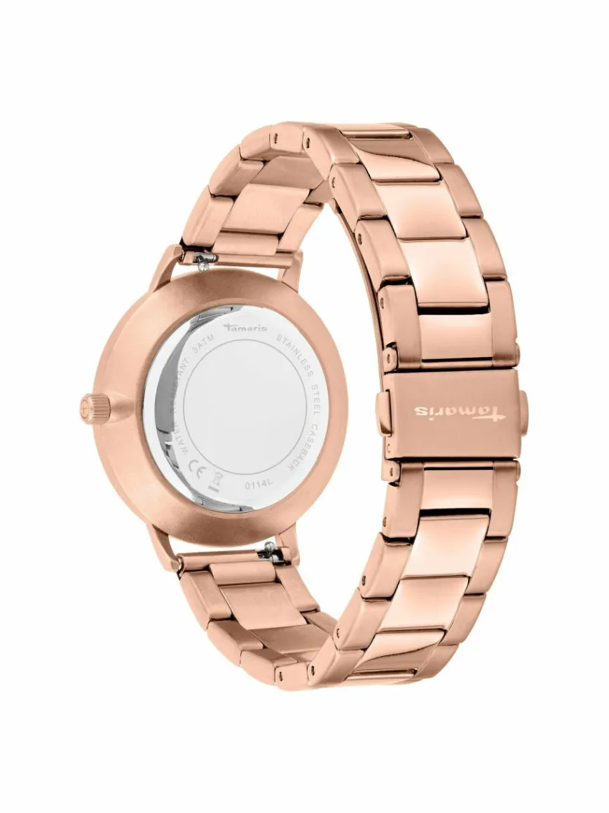 Tamaris Uhren*Damen Armbanduhr roségold uni
