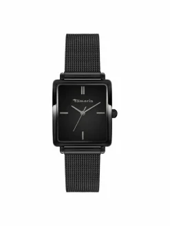 Tamaris Uhren*Damen Armbanduhr schwarz uni