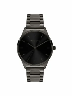 Tamaris Uhren*Damen Armbanduhr schwarz uni