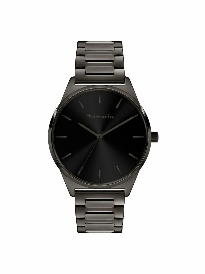 Tamaris Uhren*Damen Armbanduhr schwarz uni