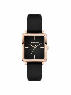 Tamaris Uhren*Damen Armbanduhr schwarz uni