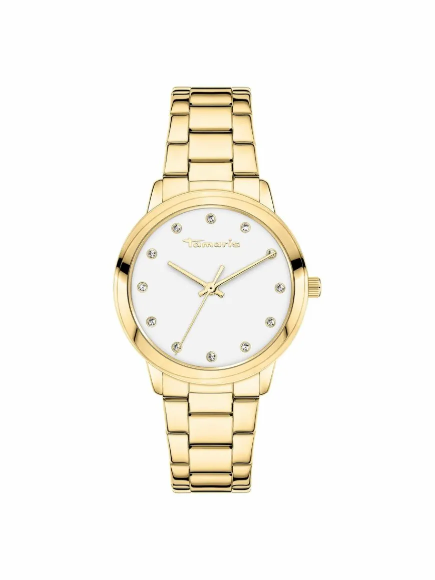 Tamaris Uhren*Damen Armbanduhr gold uni