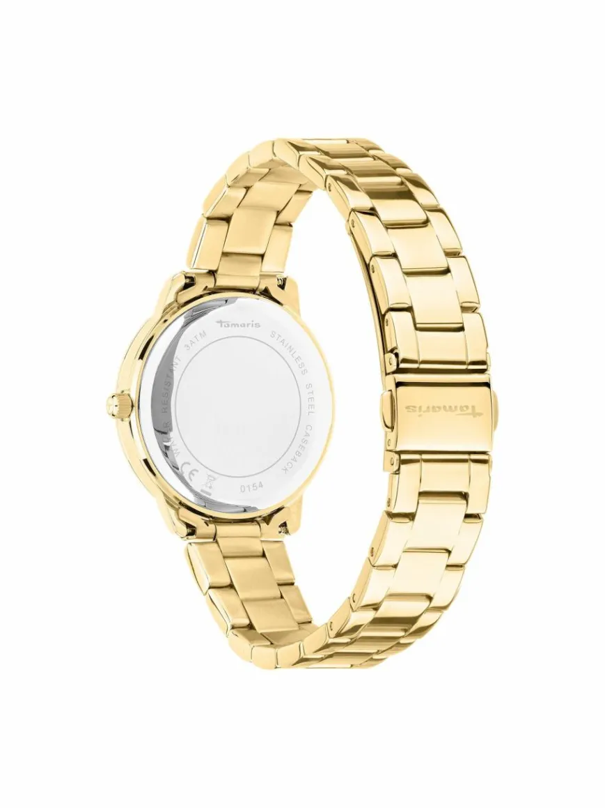 Tamaris Uhren*Damen Armbanduhr gold uni