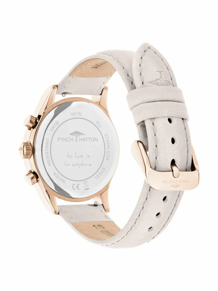 Fynch-Hatton Uhren*Damen Armbanduhr grau uni