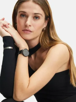 Tamaris Uhren*Damen Armbanduhr schwarz uni