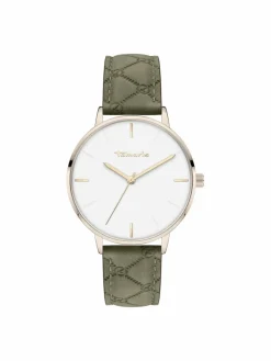 Tamaris Uhren*Damen Armbanduhr grün uni