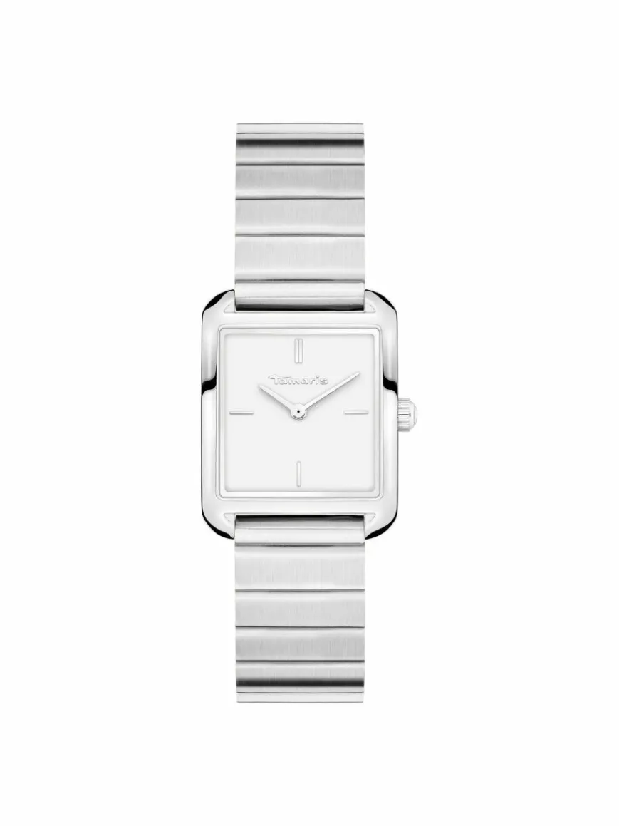 Tamaris Uhren*Damen Armbanduhr silber uni