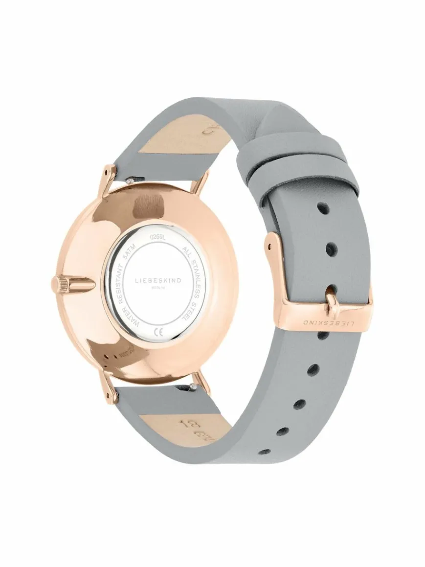 Liebeskind Berlin Uhren*Damen Armbanduhr hellgrau uni