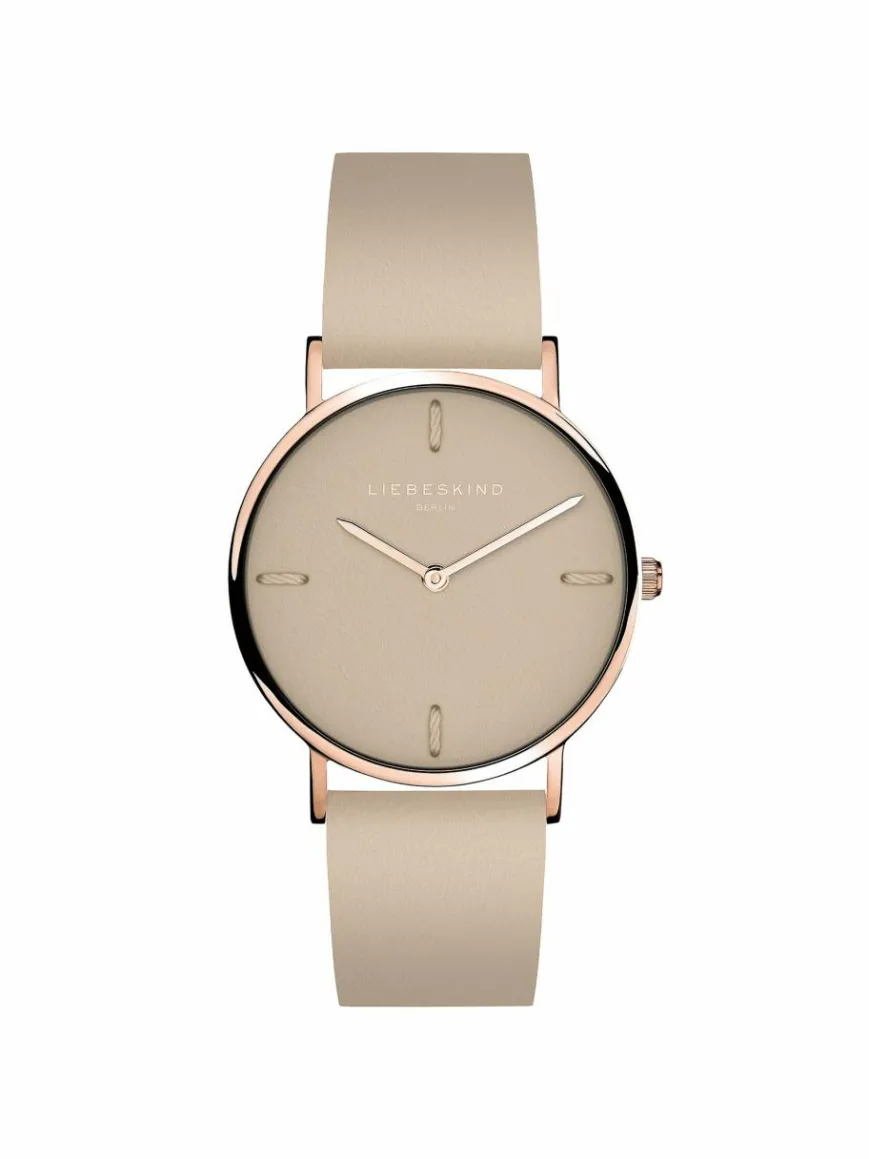 Liebeskind Berlin Uhren*Damen Armbanduhr beige uni