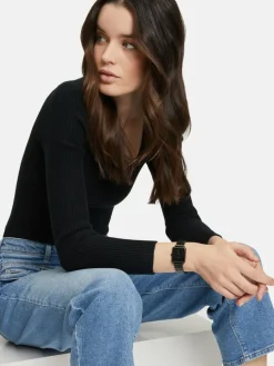 Tamaris Uhren*Damen Armbanduhr schwarz uni