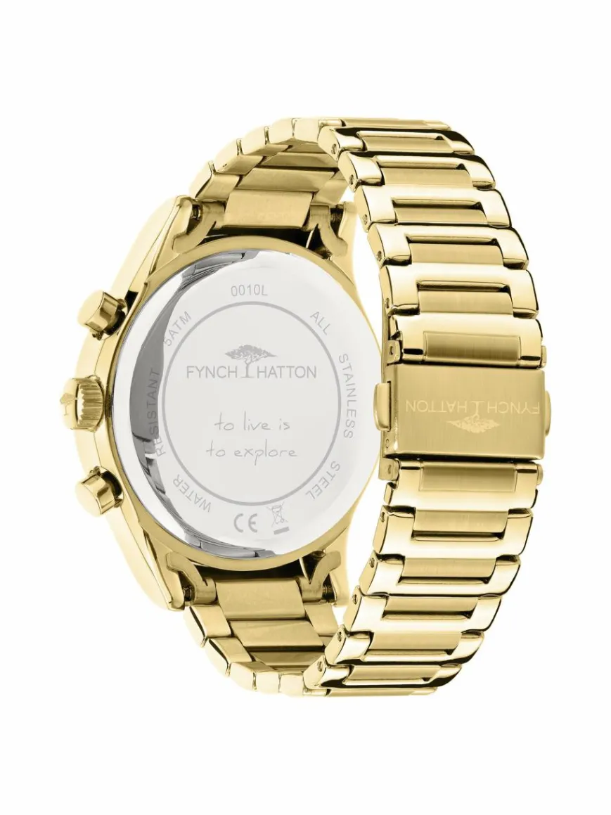 Fynch-Hatton Uhren*Damen Armbanduhr gold uni