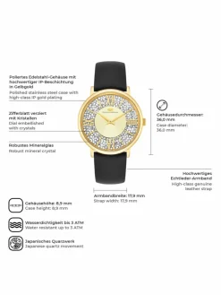 Rhodenwald & Söhne Uhren*Damen Armband-Uhr - Pamina gold uni