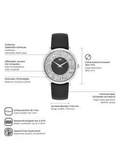 Rhodenwald & Söhne Uhren*Damen Armband-Uhr - Pamina silber uni