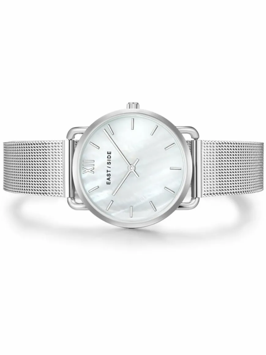 Eastside Uhren*Damen Armband-Uhr - Pearl Moon silber uni