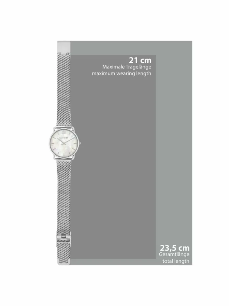 Eastside Uhren*Damen Armband-Uhr - Pearl Moon silber uni