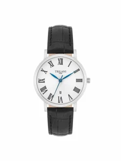 Trilani Uhren*Damen Armband-Uhr Quarzuhr silber uni