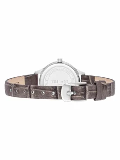 Trilani Uhren*Damen Armband-Uhr Quarzuhr silber uni