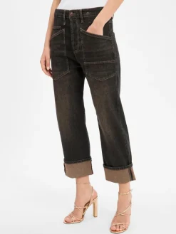 MAC Jeans*Damen Baggy Jeans schoko uni