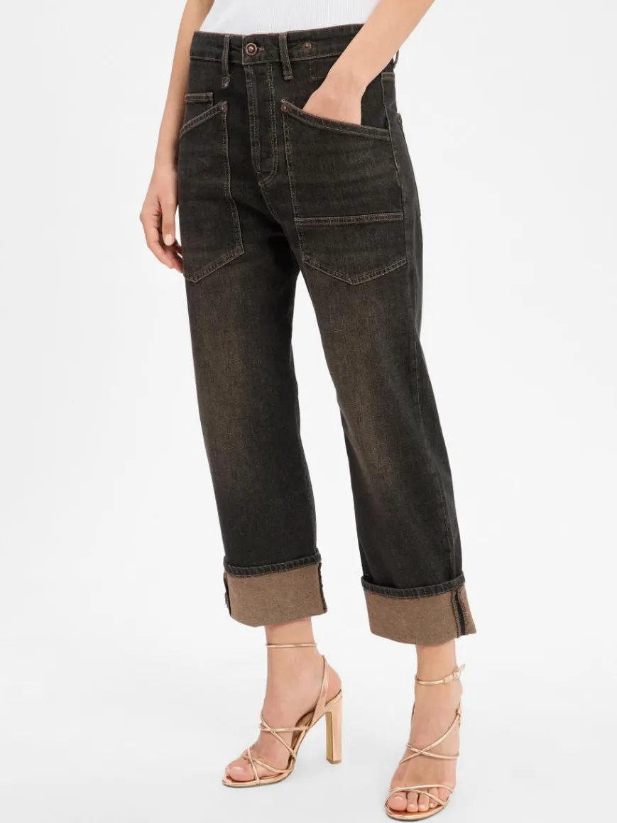 MAC Jeans*Damen Baggy Jeans schoko uni