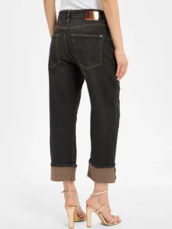 MAC Jeans*Damen Baggy Jeans schoko uni