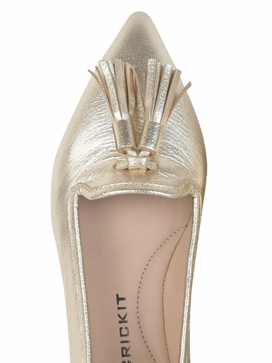 Crickit Ballerinas*Damen Ballerina - MARLA gold uni