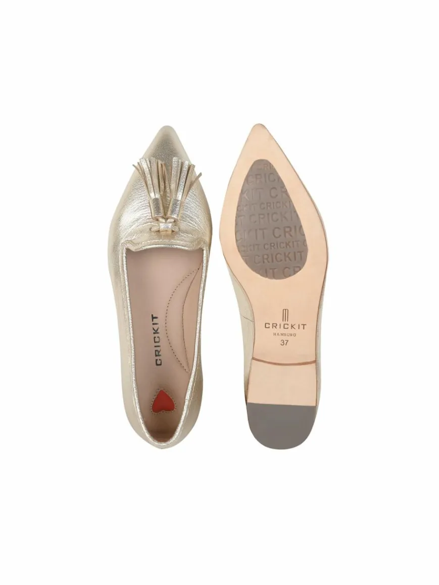 Crickit Ballerinas*Damen Ballerina - MARLA gold uni