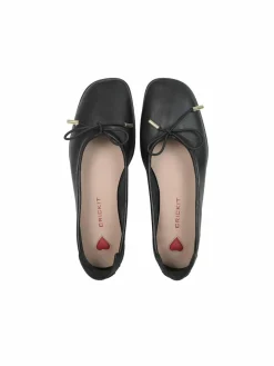 Crickit Ballerinas*Damen Ballerina - OMEGA schwarz bedruckt
