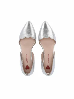 Crickit Ballerinas*Damen Ballerina - STELLA silber uni