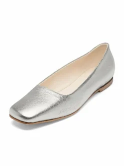 Henry Stevens Ballerinas*Damen Ballerinas – Audrey B silber uni