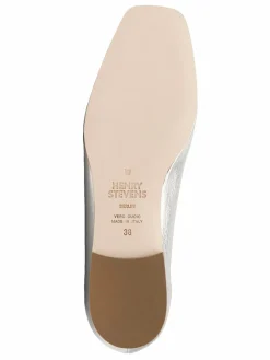 Henry Stevens Ballerinas*Damen Ballerinas – Audrey B silber uni