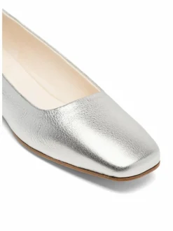 Henry Stevens Ballerinas*Damen Ballerinas – Audrey B silber uni