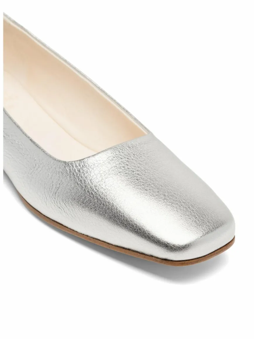 Henry Stevens Ballerinas*Damen Ballerinas – Audrey B silber uni