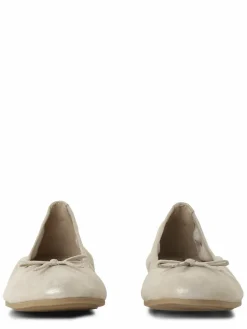 Tamaris Ballerinas*Damen Ballerinas aus Leder beige uni