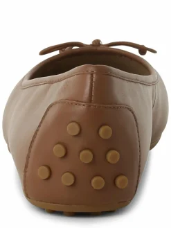 Lauren Ralph Lauren Ballerinas*Damen Ballerinas aus Leder - Jayna camel uni